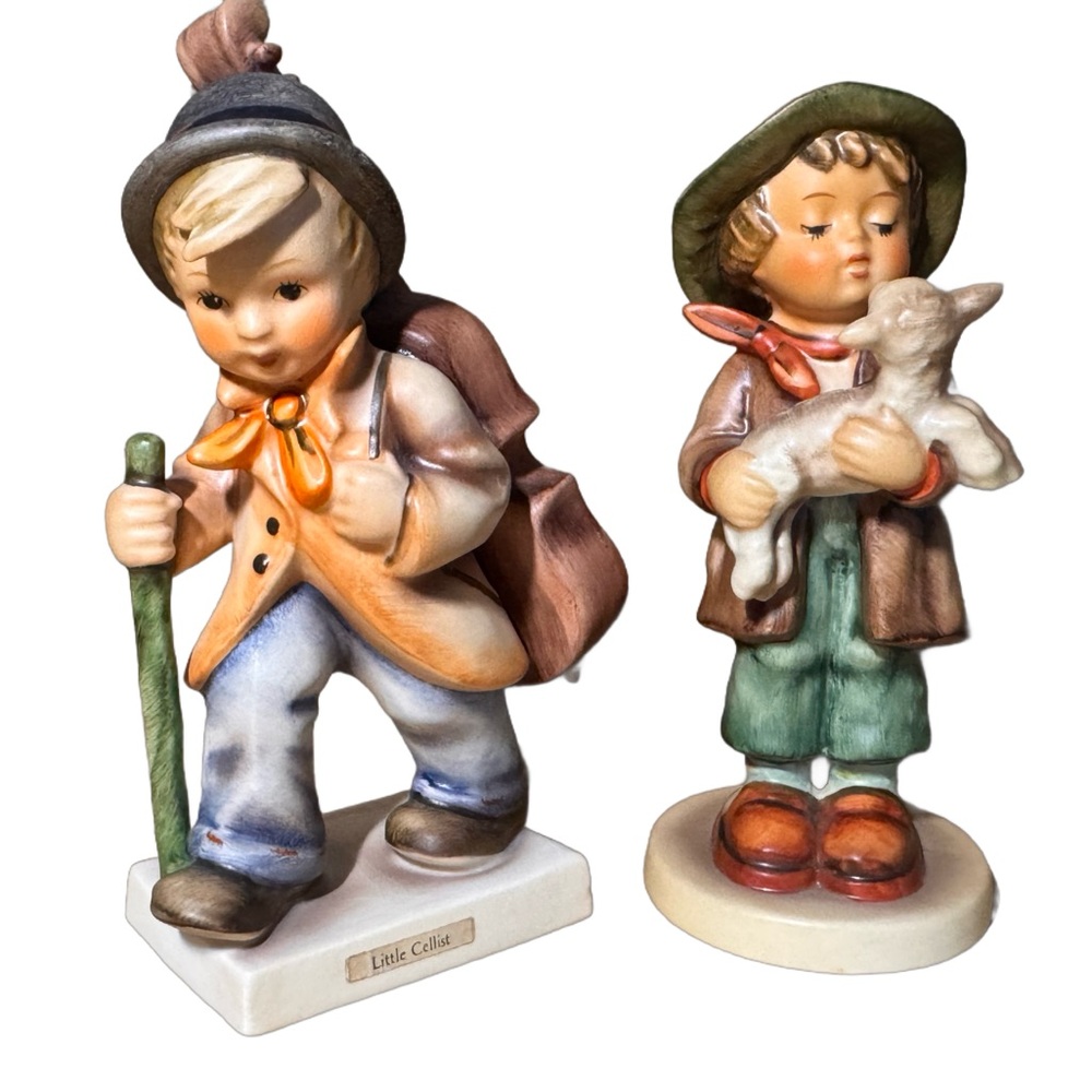 Vintage Hummel Style Porcelain Figurines - Children Set - Picture 4 of 5
